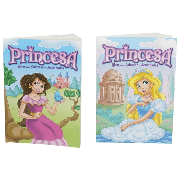 Spanish Princes Coloring and Activty Books 80 Pages - Two Titles 1