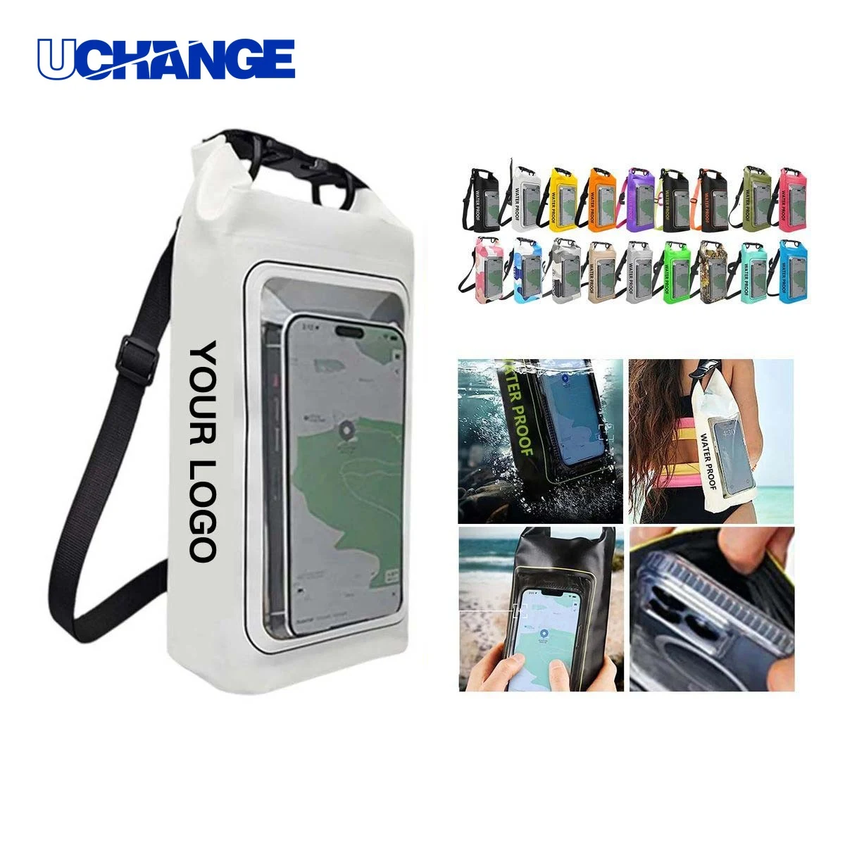 Outdoor Crossbody Bag with IPX6 Waterproofing Organizer 1