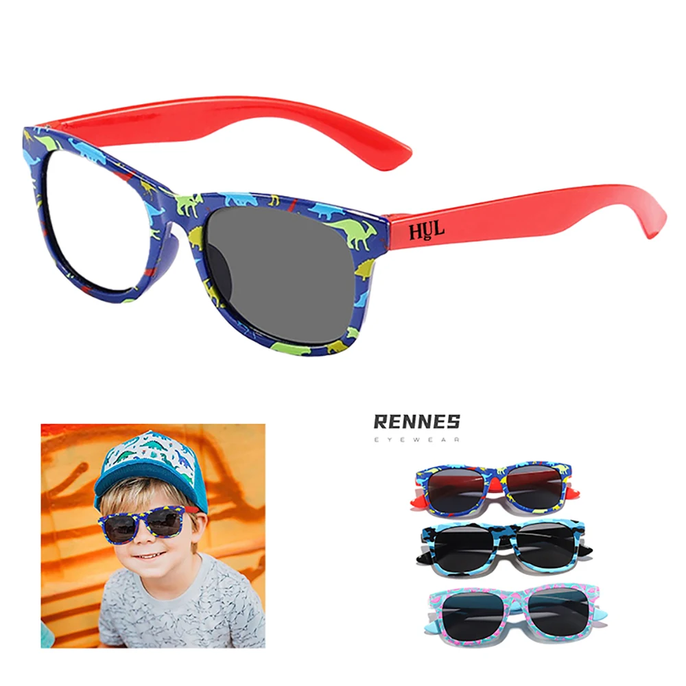 Stylish Kids Dino Square Sunglasses 1