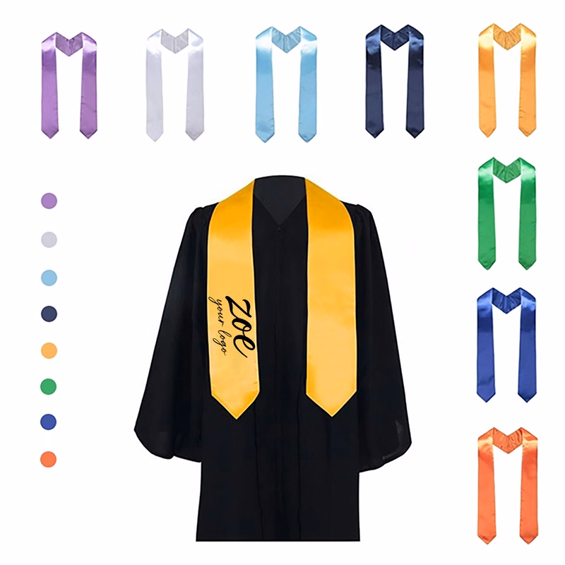 Embroidery Graduation Stole Blank