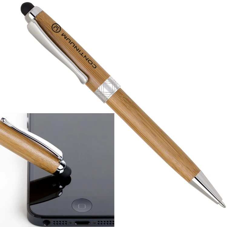 Eco Stylus Tool with Bamboo Ballpoint Pen 1