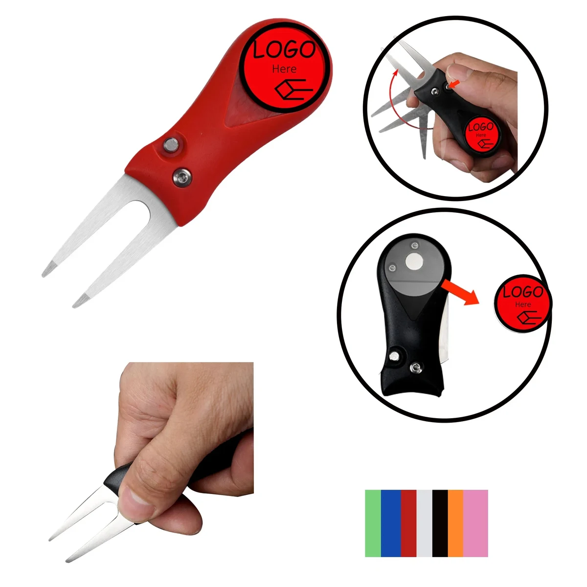 ABS Golf Divot Tool Fork 1
