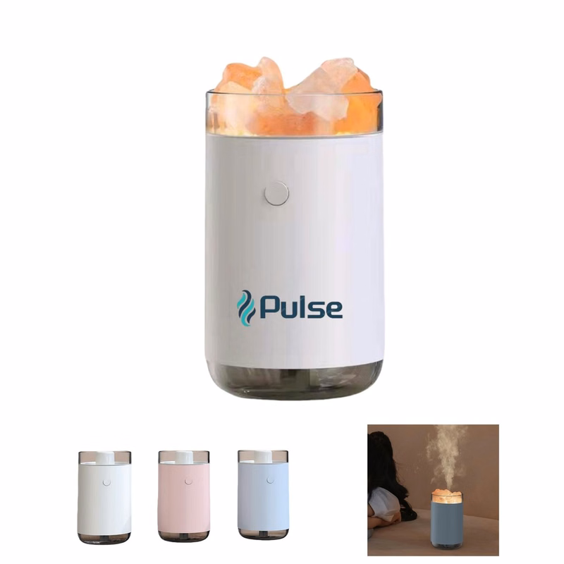 Salt Lamp Diffuser Humidifier with LED Lights