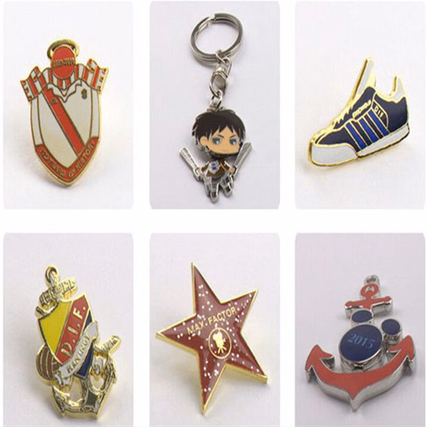 Custom metal cartoon paint keychain key pendant