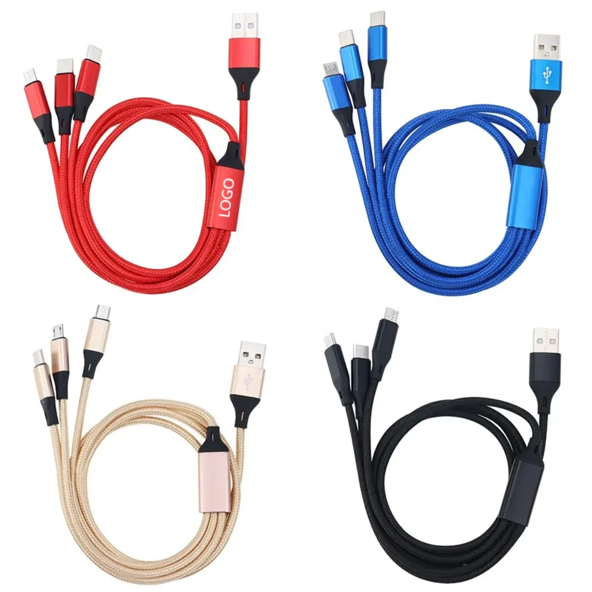 Universal 3 in 1 Multiple USB Cable 1