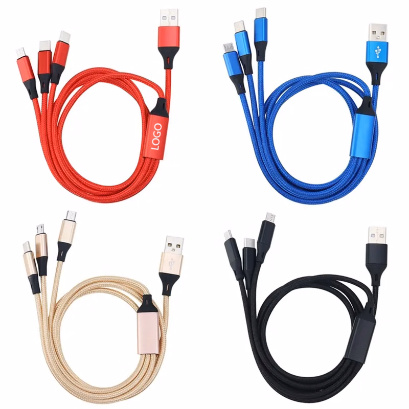 Universal 3 in 1 Multiple USB Cable