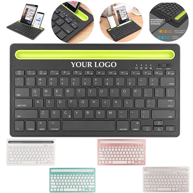 Compact Wireless Keyboard with Touchpad 1