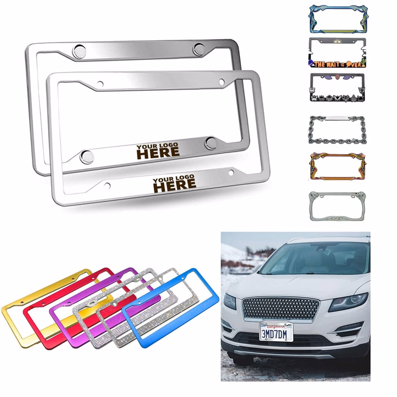 Stainless Steel License Plate Frame