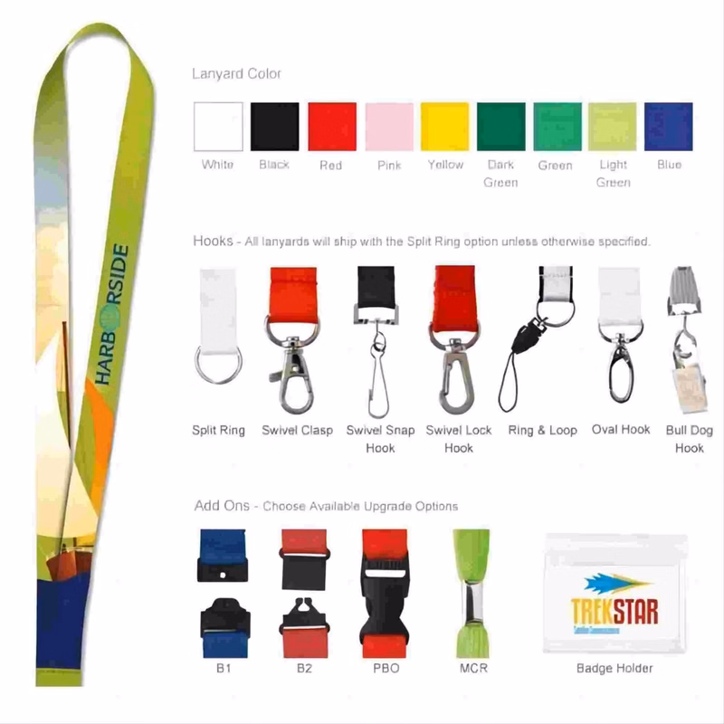 Detachable Buckle Lanyard MOQ100