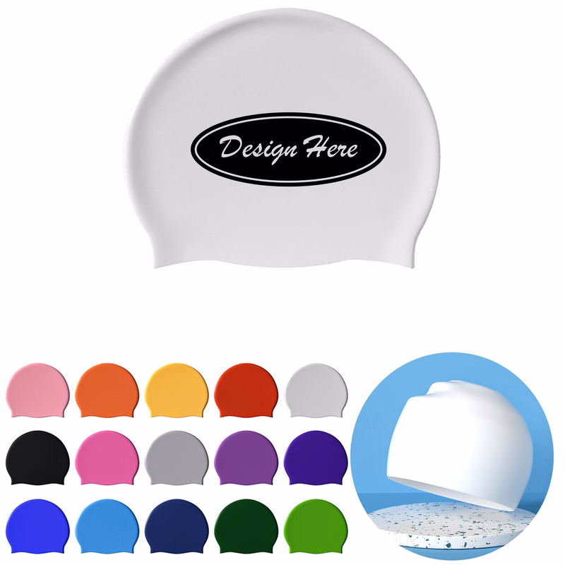 Unisex Silicone Swim Cap for Adults ?C Comfortable & Durable