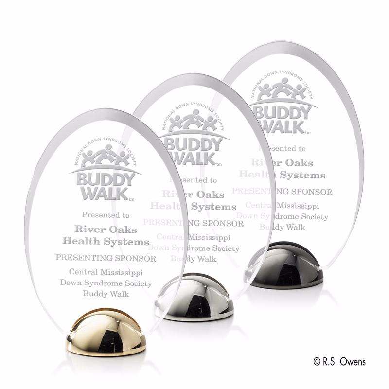Janus Hemisphere Award - Laser Engraved