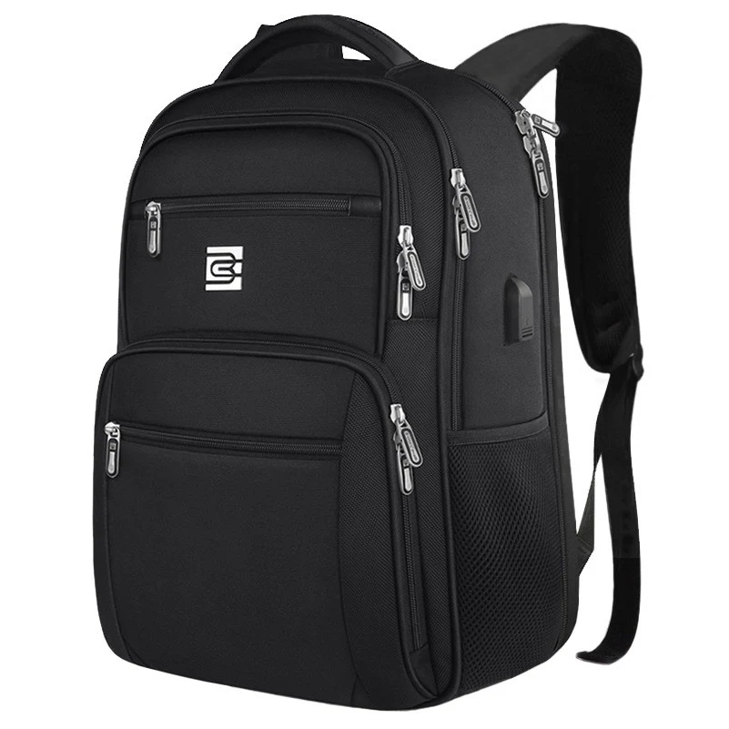 Travel Laptop Backpack Water Resistant Sturdy 15.6 Inch Backpack with USB Charging Port, College 1