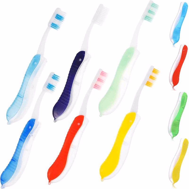 Travel Toothbrush In Folding Case