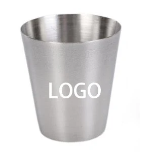 1oz Stainless Steel Travel Shot Glass 1
