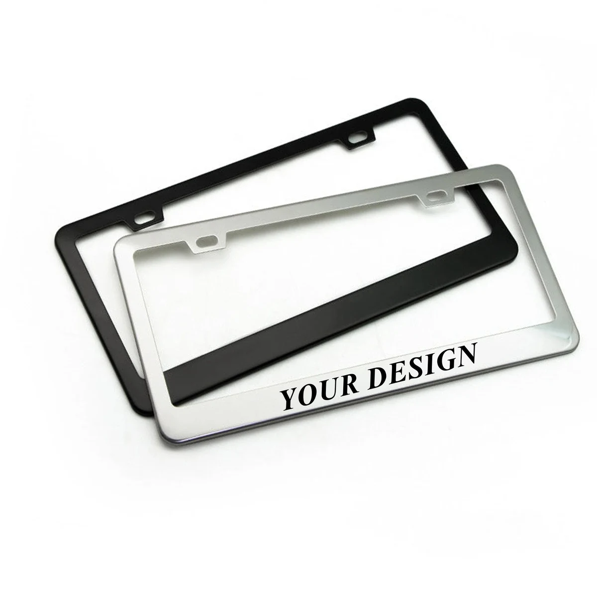Stainless Steel License Plate Frame Vehicle MOQ 100PCS 1