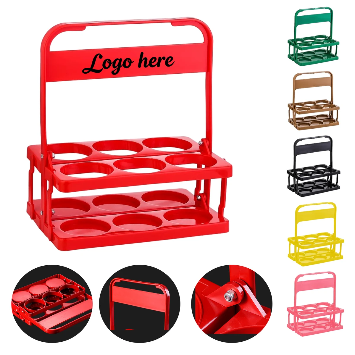 Folding Beer Bottle Basket 1