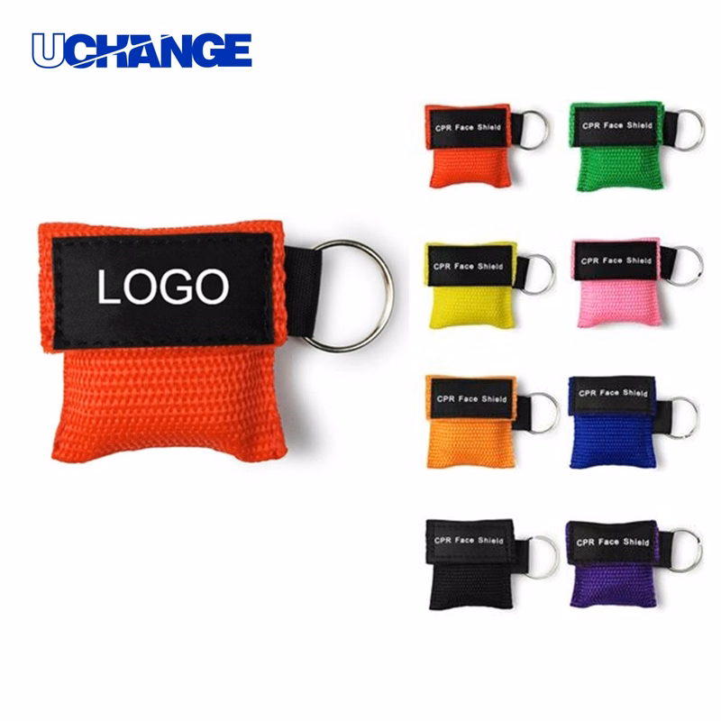 CPR Shield Keychain Pouch
