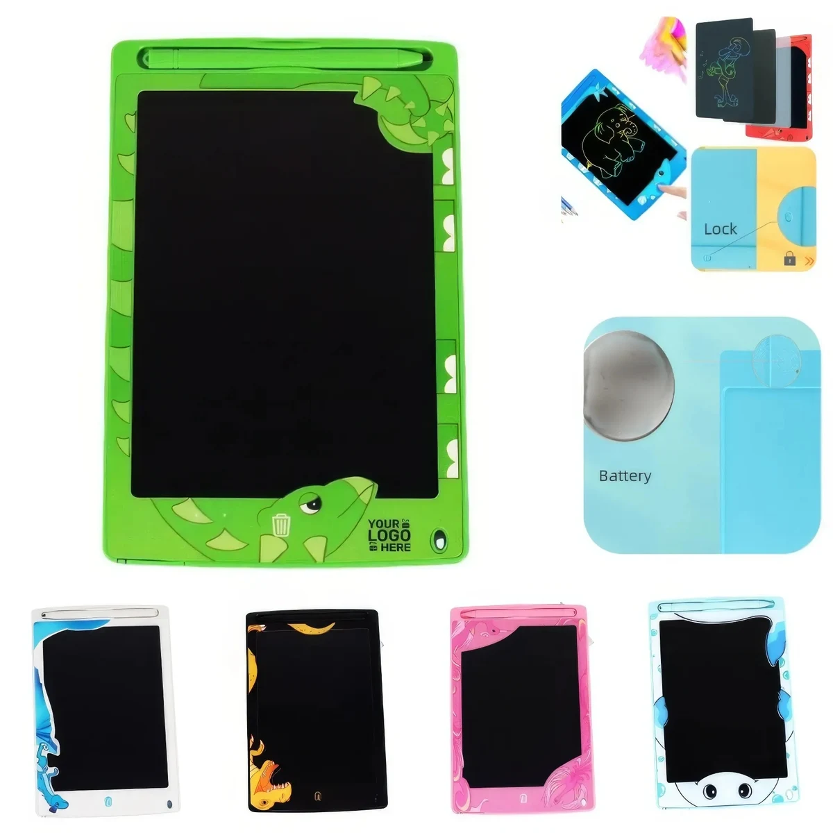 Dinosaur Lcd Drawing Pad Kids 1