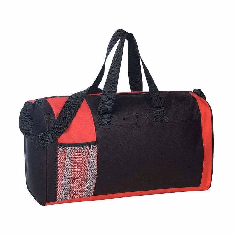 Poly Duffel Bags Red/Black 19"