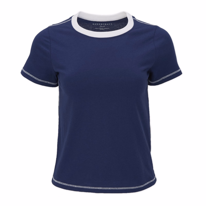 BOXERCRAFT CONTRAST STITCH BABY TEE