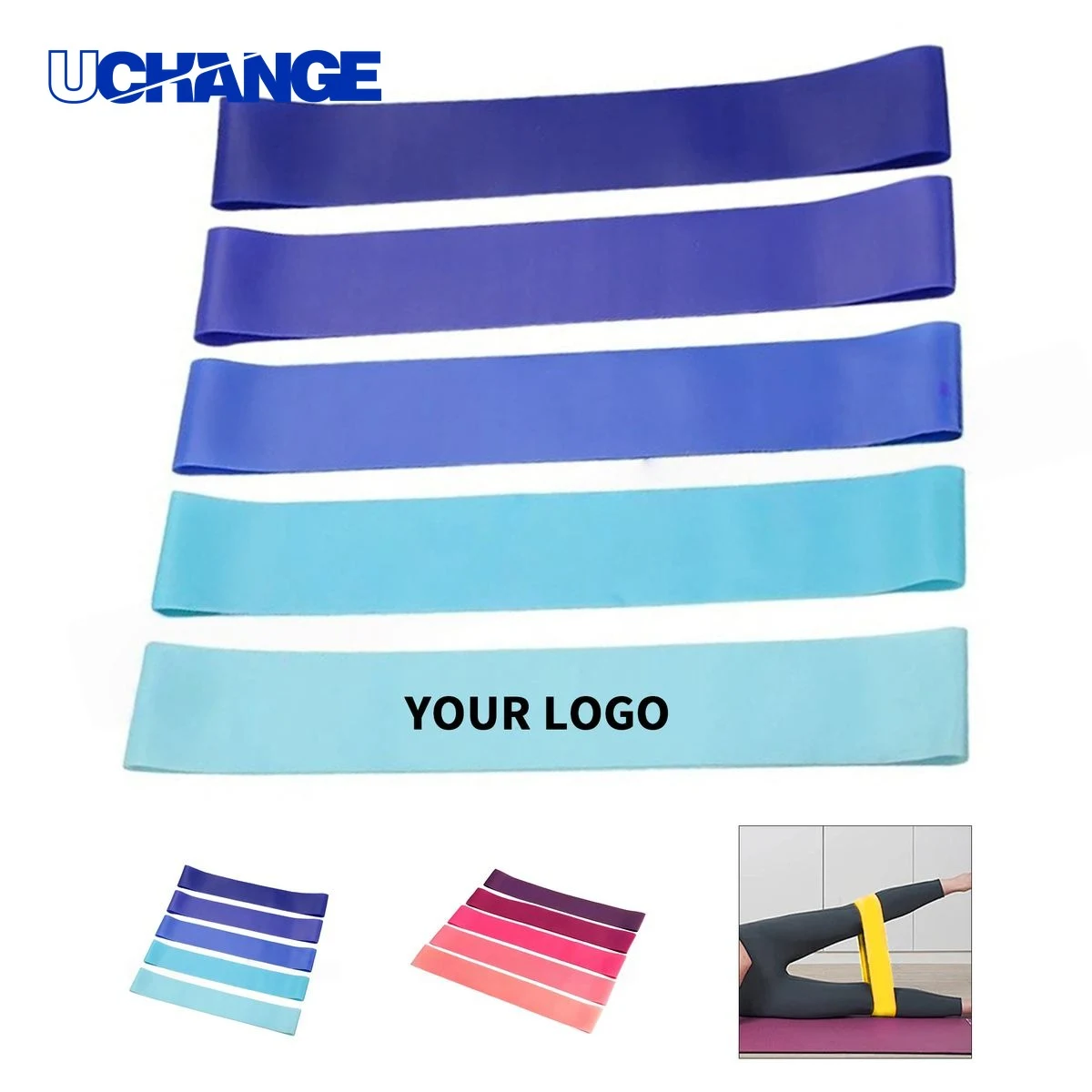 TPE Resistance Band Set with Five Levels 1