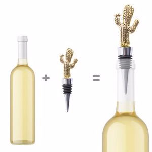 Trendy Cactus Wine Cork Bottle Stopper