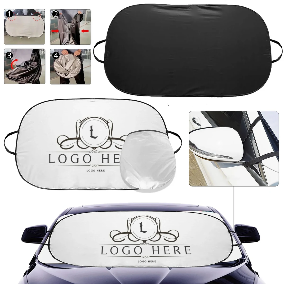 Foldable Car Windshield Sun Shade 1