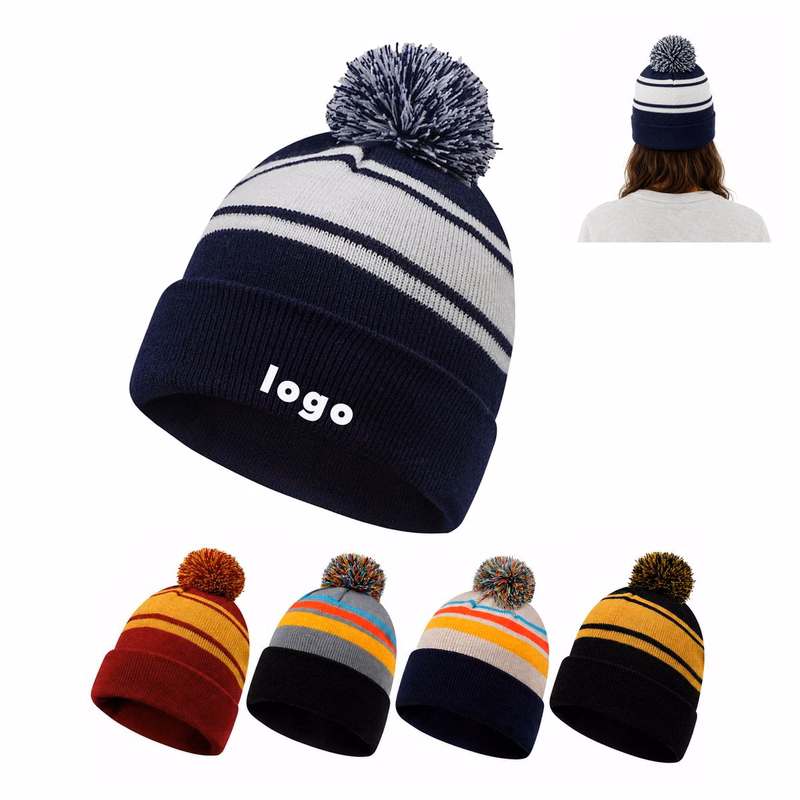 Knitted Jacquard Beanie