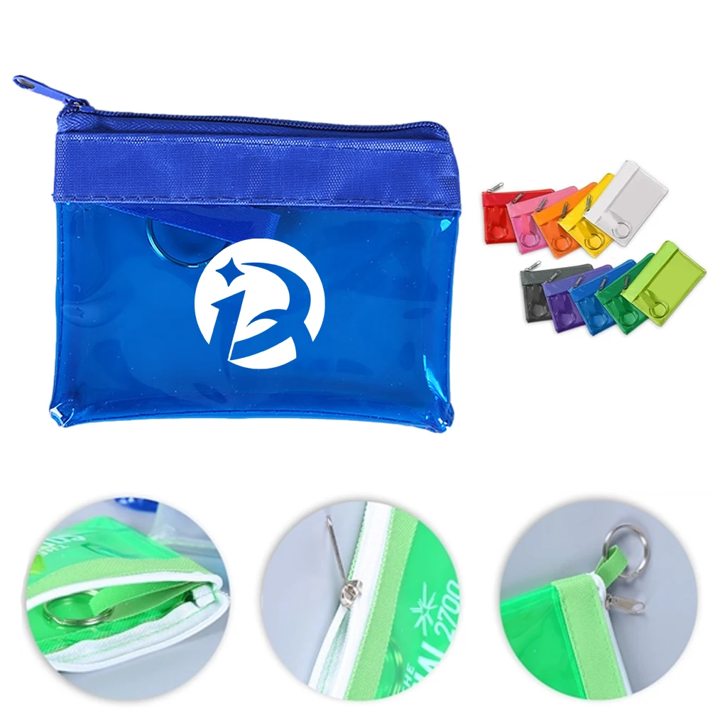 Translucent PVC Waterproof Coin Pouch 1