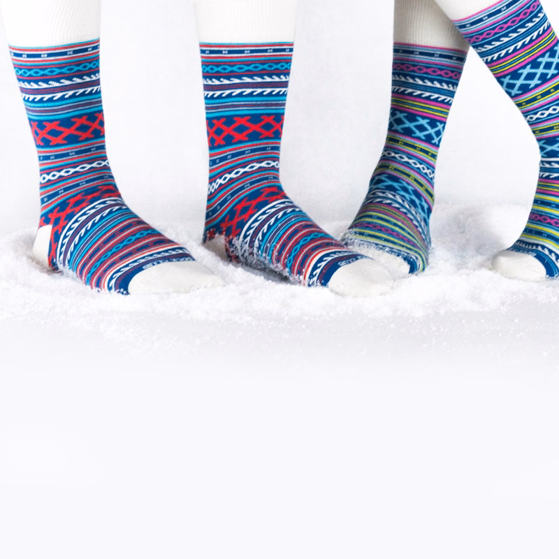 Mid Calf Winter Socks - Warm and Snug for Chilly Days - American Made