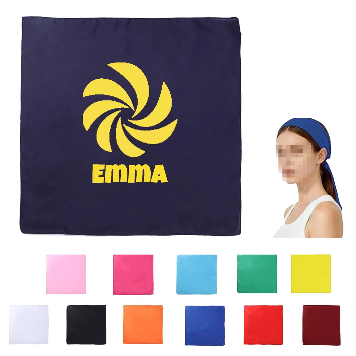 22 Inch Breathable Sports Bandana 1