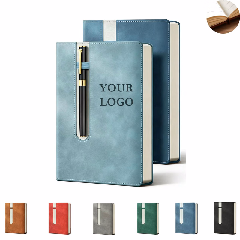 A5 Notebook with Pen Holder
