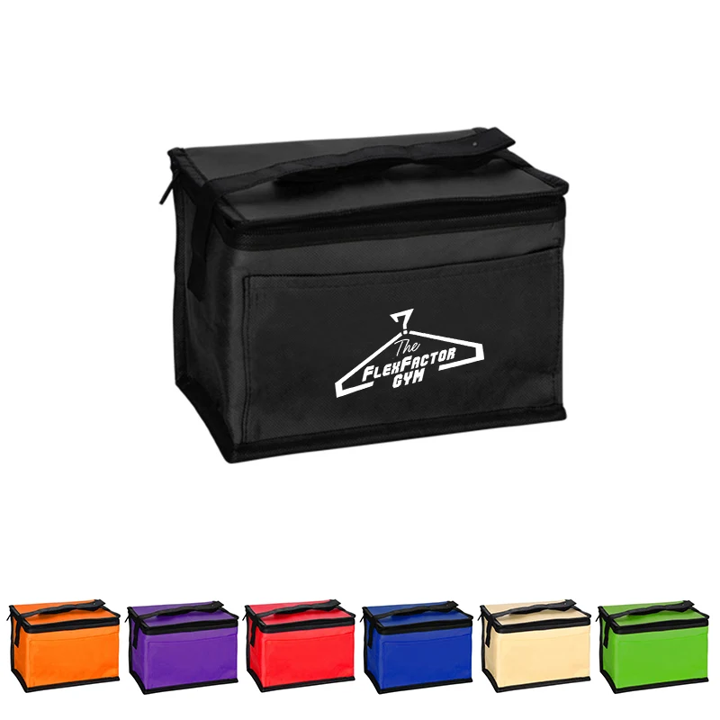 8"w x 6"d x 5.5"h with 20" handle 6 Pack Cooler 1