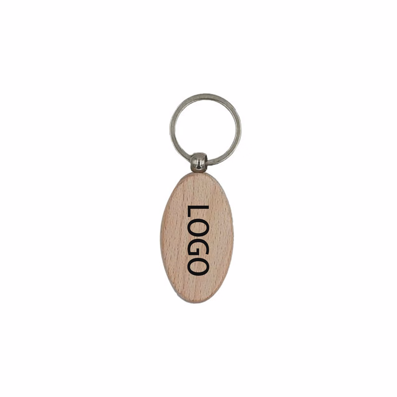 Oval key chain