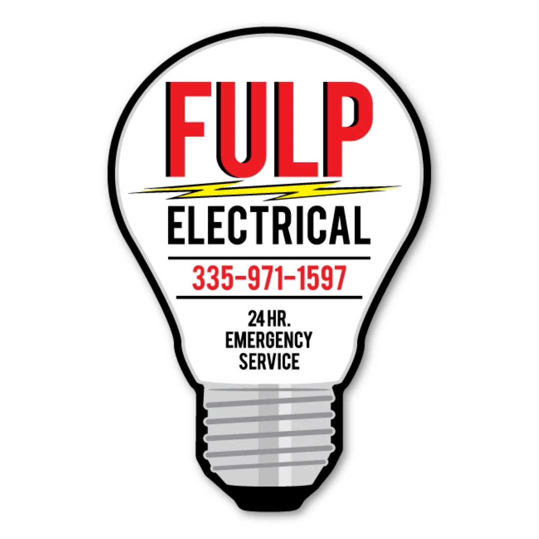 Lightbulb Magnet - 2" x 3" - 20 mil 1
