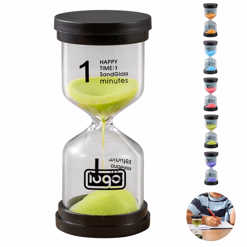 Black Cover Hourglass Timer