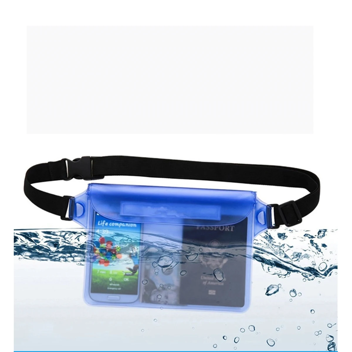 PVC waterproof waist bag outdoor sports bag 1