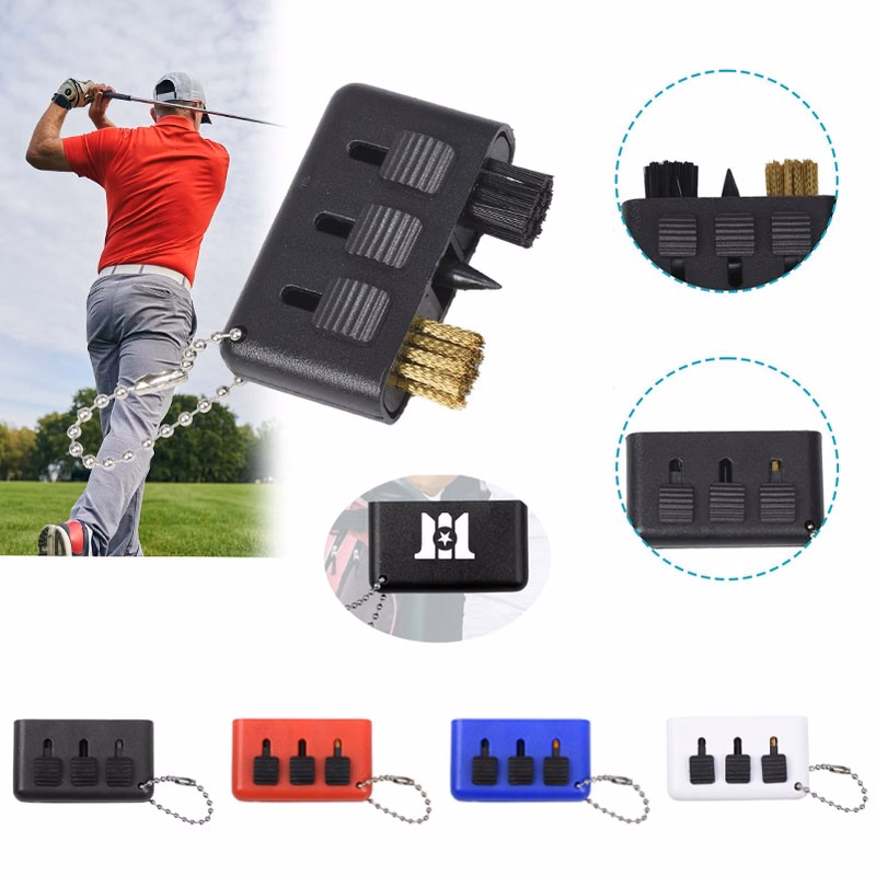 3-in-1 Golf Club Groove Cleaner