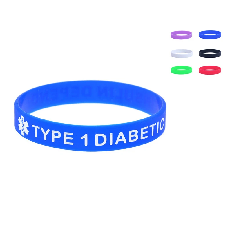 Custom Debossed Color Fill Silicone Wristband 1