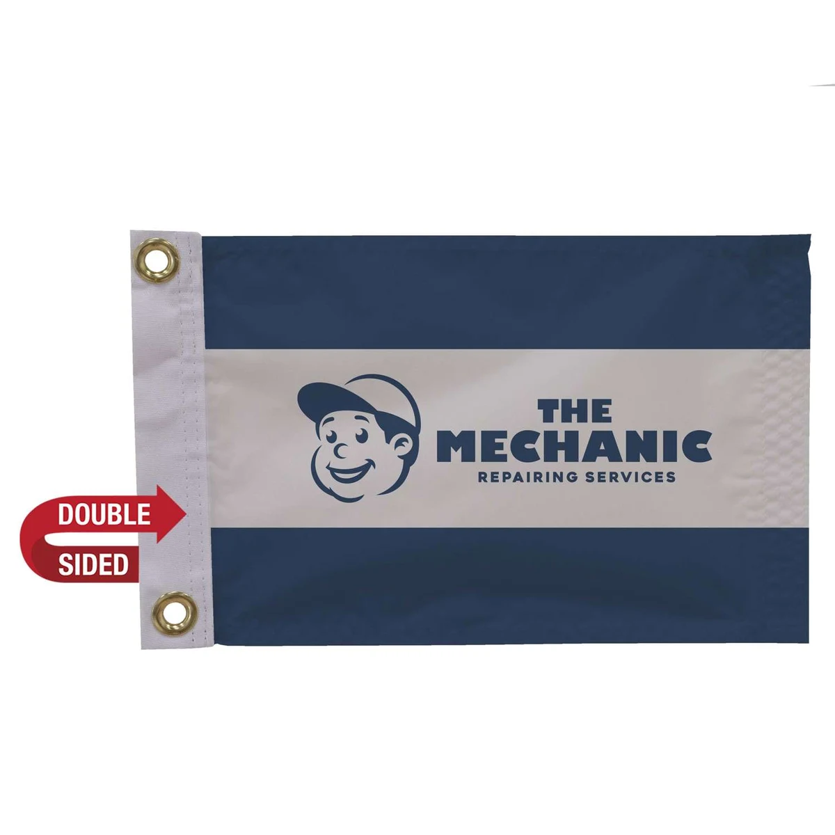 8" x 12" Nylon Flag Double-Sided 1