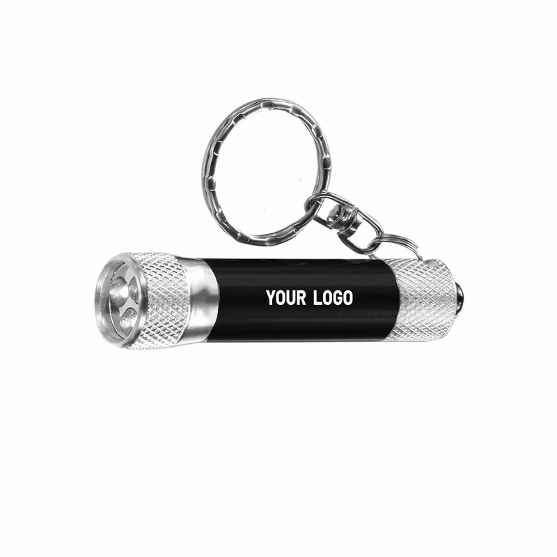 Metal LED Flashlight Keychain