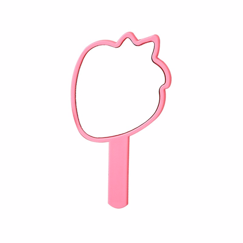 Cute Strawberry Shaped Handheld Mirror