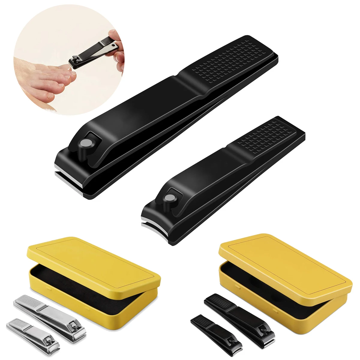 Nail Clippers Set with Case 1