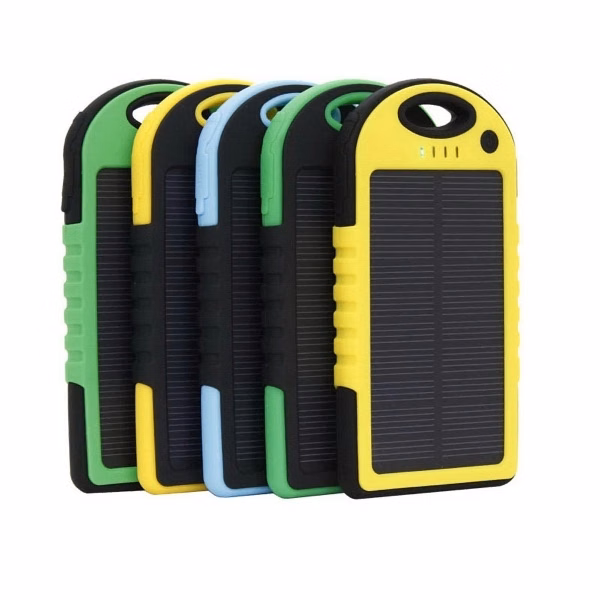 Patent Product Solar Outdoor Waterproof 5000mAH Mobile Power