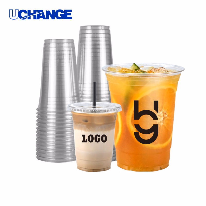 Clear Disposable Plastic Cup Container