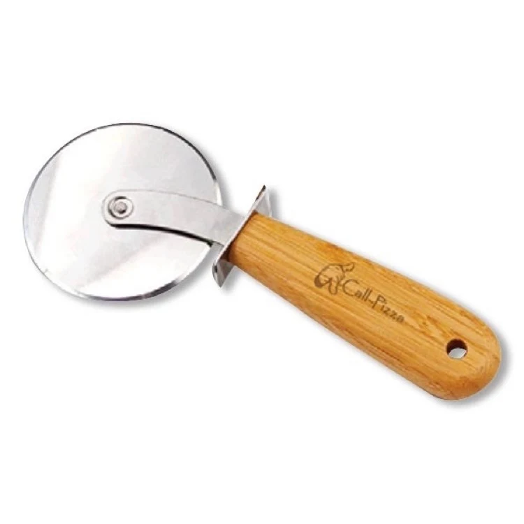 BistroTek Premium Bamboo Pizza Cutter Wheel 1