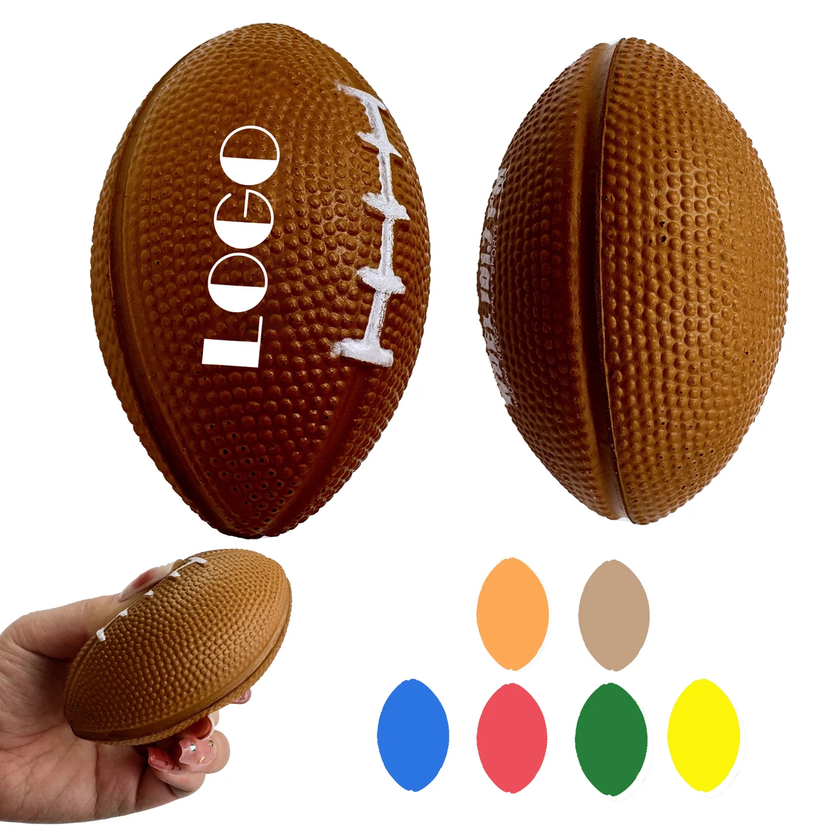 Small Football Shape Stress Reliever 1