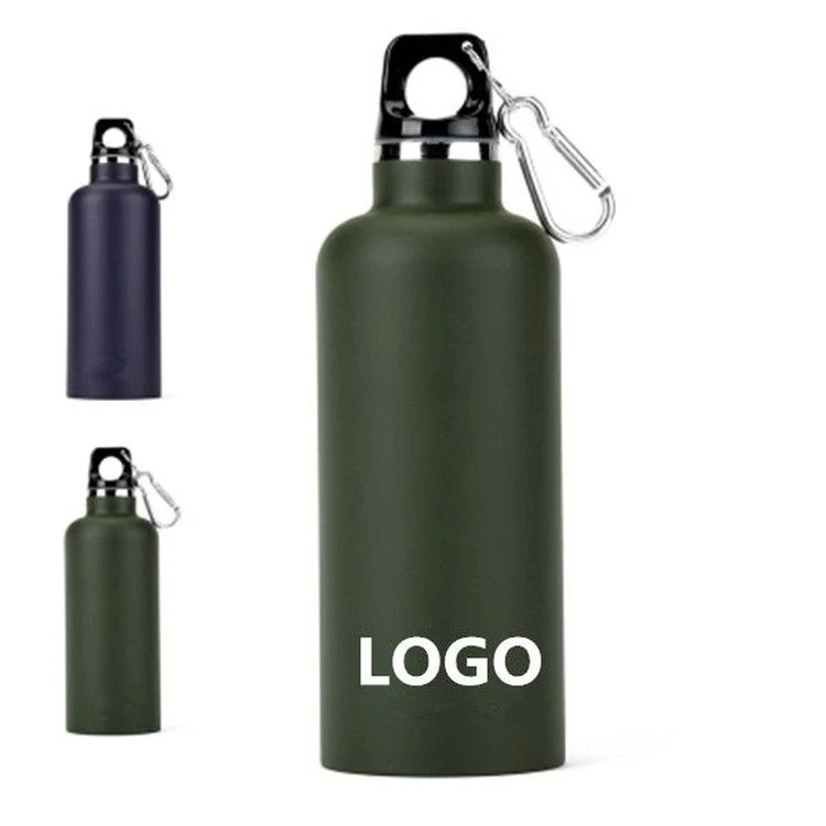 304 Stainless Steel Outdoor Sports/ Cycling/ Camp Water Bottle, custom water bottle with logo imprint 1