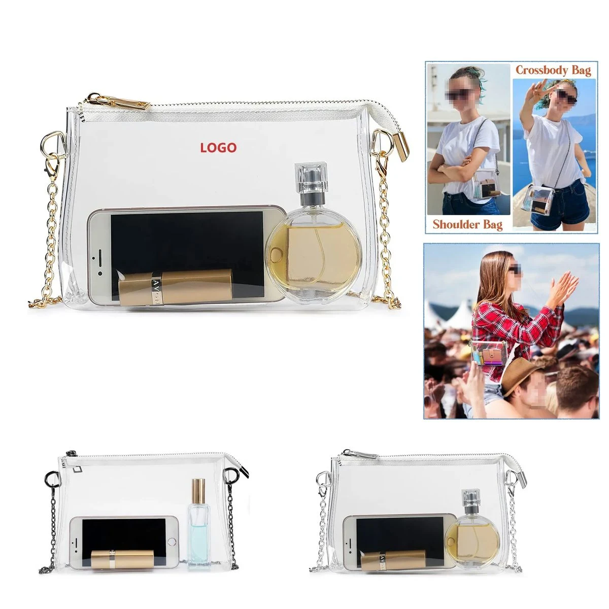 Clear Beach Bag 1