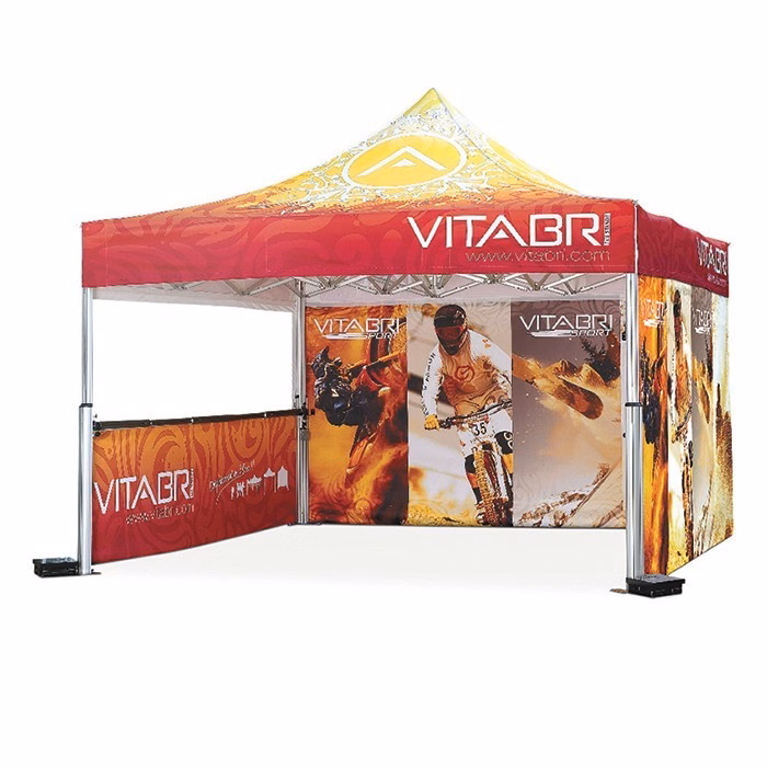 13x13 Gas Spring Technology Printed Pop Up Tent
